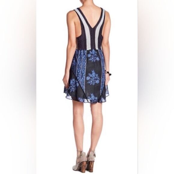 FREE PEOPLE  Katie Crochet Bandana Boho Dress size Xs - Picture 5 of 10